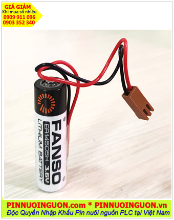 Fanso ER14505H (JEA2.54-2P); Pin nuôi nguồn PLC Fanso ER14505H lithium 3.6v AA 2700mAh chính hãng